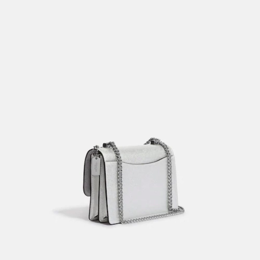 Coach Mini Klare Crossbody! Silver/Metallic! - Picture 4 of 16